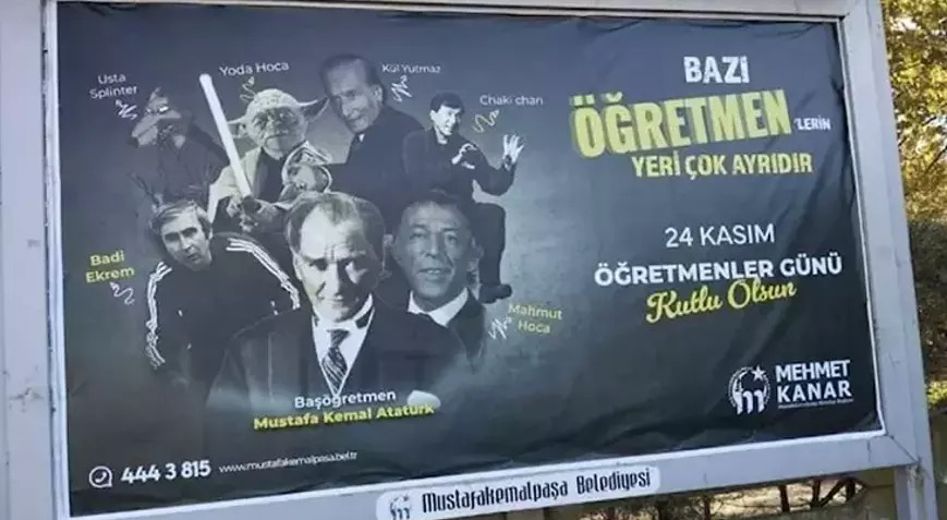 Sosyal medyada gündem olmuştu… Bursa’daki o afiş bir gün sonra kaldırıldı