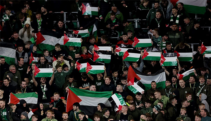 Celtic’ten Filistin’e destek veren taraftarlar için skandal karar