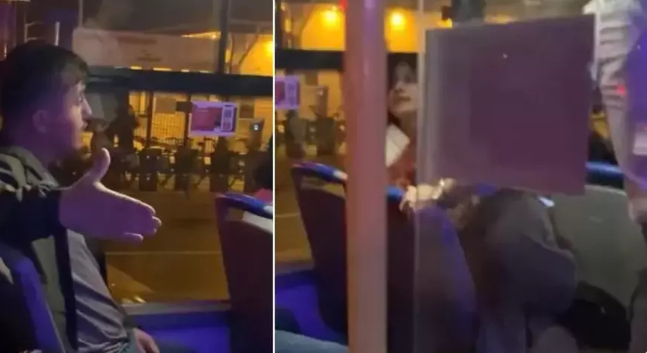 Otobüste ‘ses’ tartışması: Paşa paşa taksiye bin