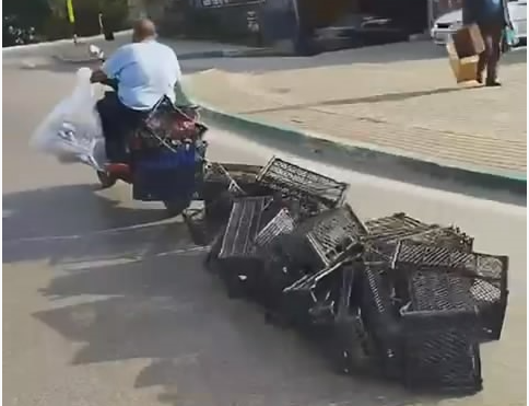 Bursa’da tehlikeli yolculuk kamerada