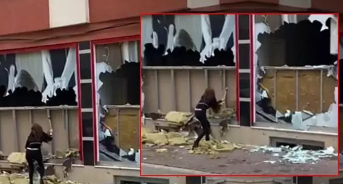Eski patronuna sinirlenen kadın güzellik merkezini birbirine kattı