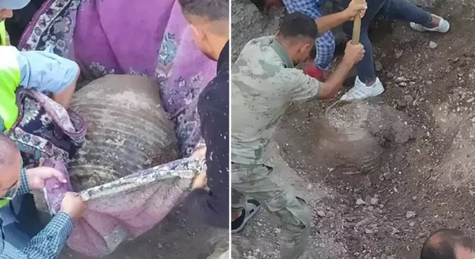 ‘Bir küp altın’ söylentisi heyecan yarattı!