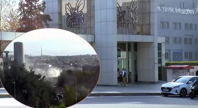 İTÜ Rektörlük binasında yangın