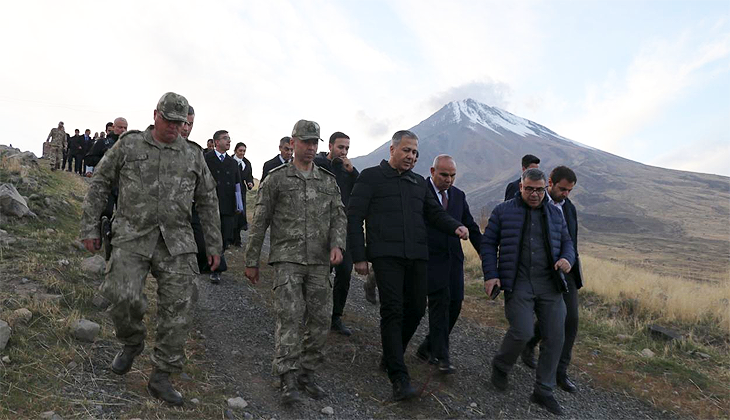 Bakan Yerlikaya Türkiye-İran güvenlik duvarını inceledi