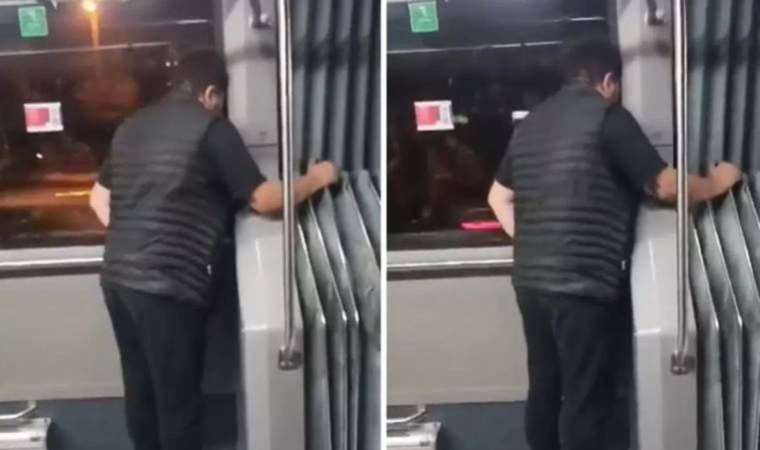 Metrobüse ‘tecavüz’ etti!