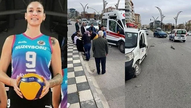 Milli voleybolcu Büşra Kılıçlı kaza geçirdi