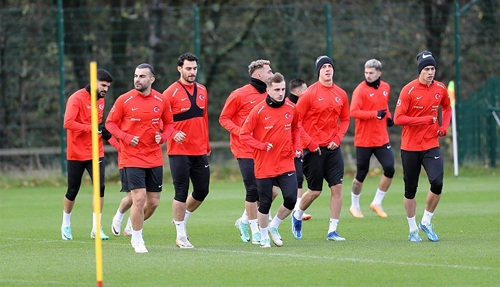 A Milli Futbol Takımı, Cardiff’teki ilk çalışmasını yaptı