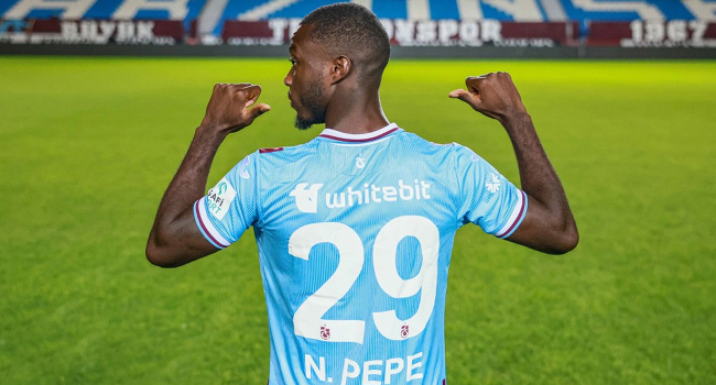 Trabzonspor’dan Nicolas Pepe için sakatlık açıklaması Trabzonspor’dan Nicolas Pepe için sakatlık açıklaması