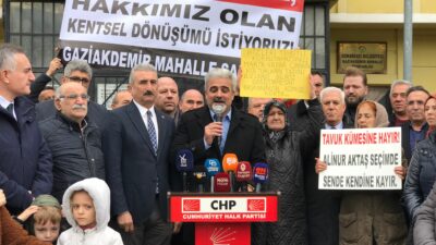 CHP Osmangazi’de kentsel dönüşüm tepkisi!