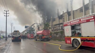 Bursa’da büyük fabrika yangını: Kaynağı tespit edildi