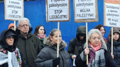 İsrail’in saldırıları Polonya’da protesto edildi