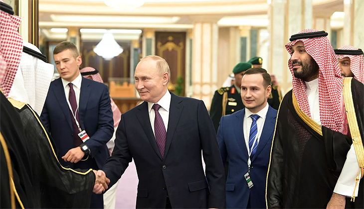 Putin, Prens Selman ile bir araya geldi