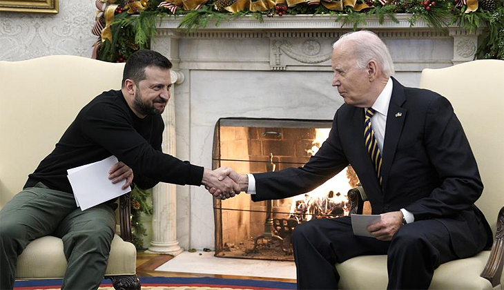 Biden ve Zelenski, Beyaz Saray’da bir araya geldi