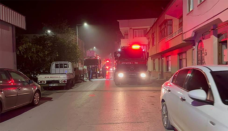 Bursa’da korkutan yangın