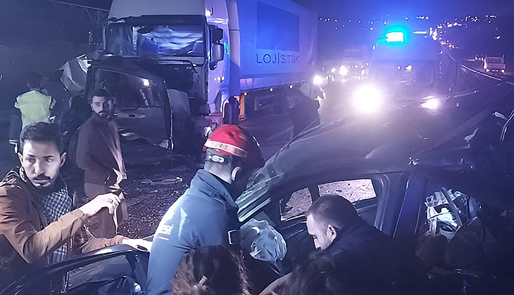 Bursa’da zincirleme kaza: 1 ölü, 1 yaralı