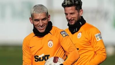 Galatasaray antrenmanında sürpriz isim!