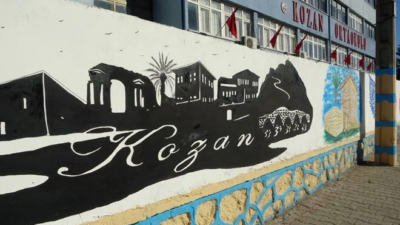 Adana Kozan’da mahalle sanat sokağına döndü