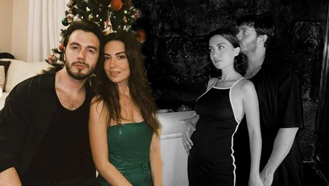 İsmail Ege Şaşmaz-Hande Ünal çiftinden kızlarıyla ilk poz