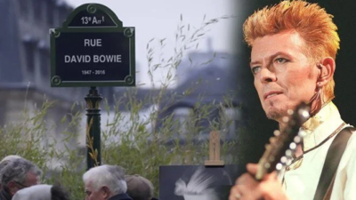 Müzik ikonu David Bowie’nin adı caddeye verildi