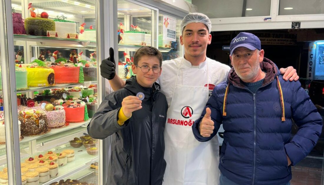 Pastasından altın çıktı