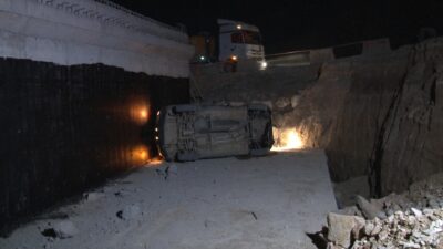 Bursa’da dikkatsiz sürücü ölümden döndü!