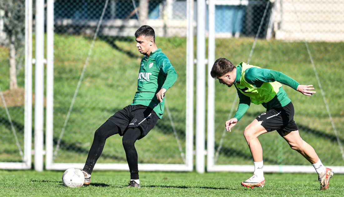 Bursaspor’da hazırlıklar sürüyor