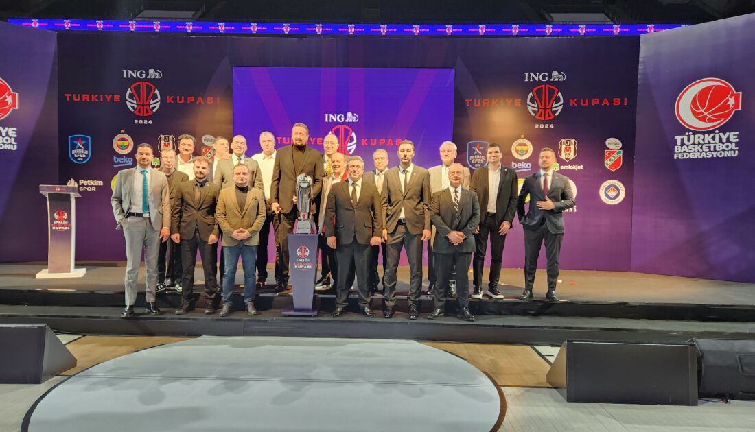 ING Basketbol Erkekler Türkiye Kupası kura çekimi yapıldı