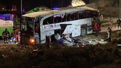 Mersin’de otobüs kazası: 9 kişi öldü, 30 kişi yaralandı