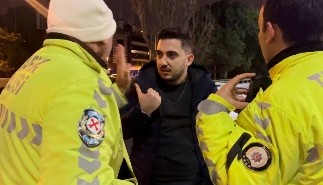 Bursa’da alkol denetimi: Sürücüden polise ilginç bahaneler