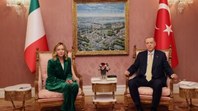 Cumhurbaşkanı Erdoğan, İtalya Başbakanı Meloni ile görüştü