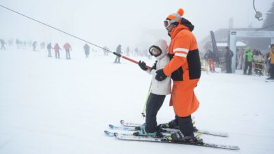 Uludağ’da kayak yapacaklar dikkat, eğitim almadan kaymayın