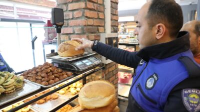 Gemlik’te zabıtadan gramaj denetimi