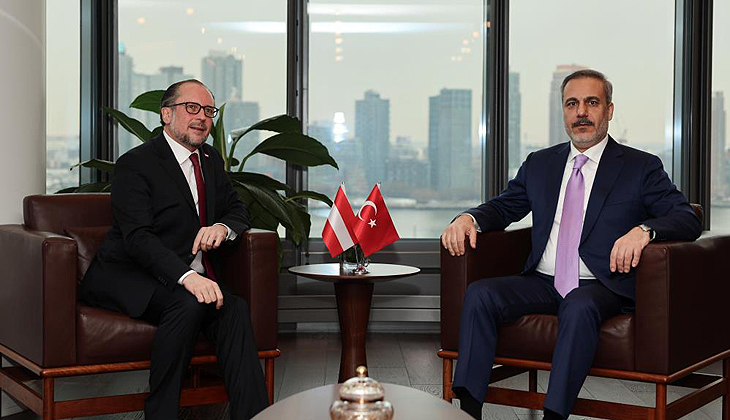 Bakanı Fidan, Avusturya Dışişleri Bakanı ile görüştü