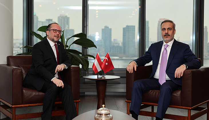 Bakanı Fidan, Avusturya Dışişleri Bakanı ile görüştü