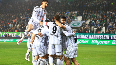 Beşiktaş Rize deplasmanında farklı kazandı