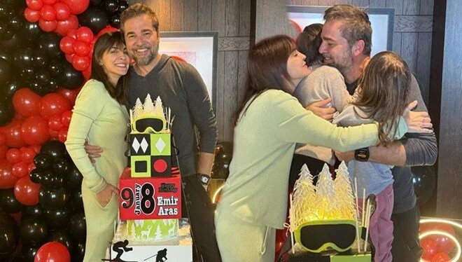 Neslişah Alkoçlar-Engin Altan Düzyatan’ın oğulları Emir Aras 8 yaşında