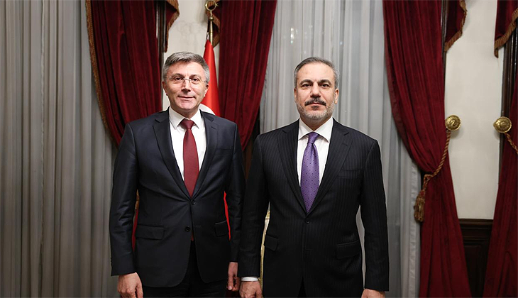 Bakan Fidan HÖH Partisi Lideri Mustafa Karadayı ile görüştü