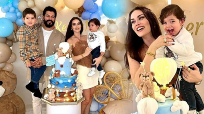 Fahriye Evcen ile Burak Özçivit’in küçük oğlu Kerem Özçivit 1 yaşında