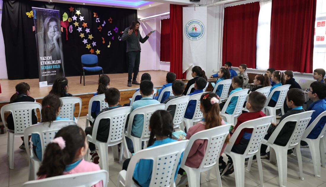 Göl Yazıevi’nin konuğu Serdar Uslu öğrencilerle buluştu
