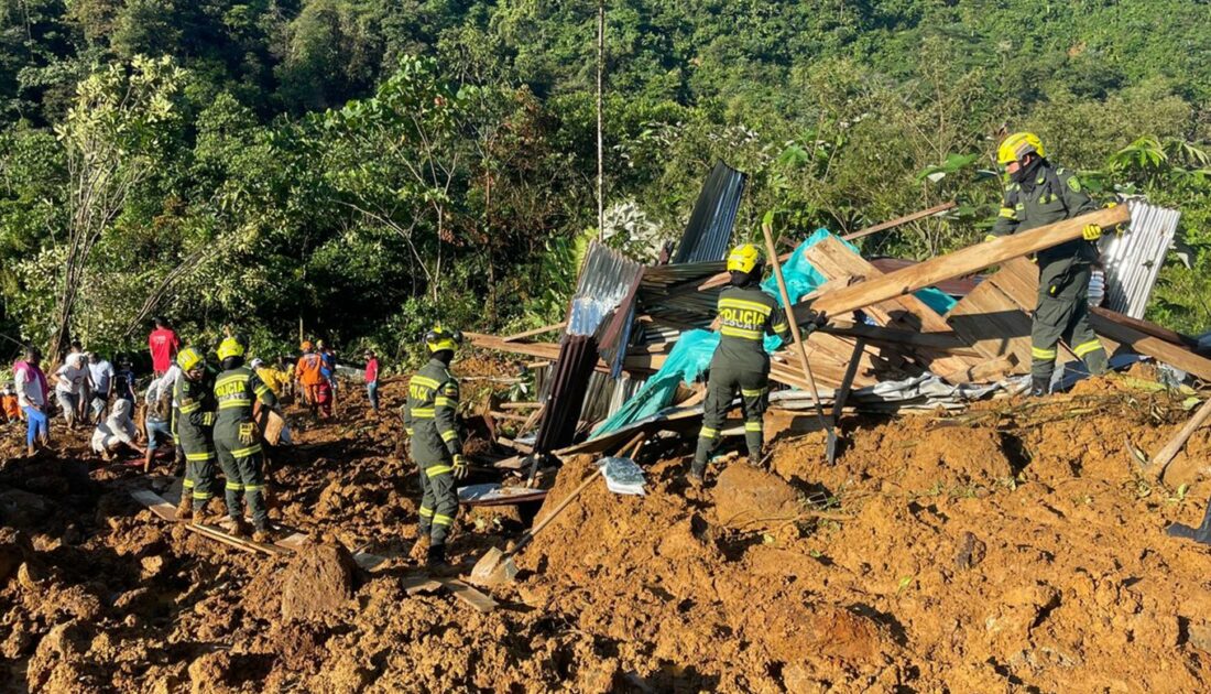 Kolombiya’daki toprak kayması: 33 kişi hayatını kaybetti