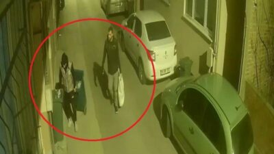 Bursa’da garip hırsızlık… Çaldıkları çöp kovasını beğenmeyip yenisini çaldılar