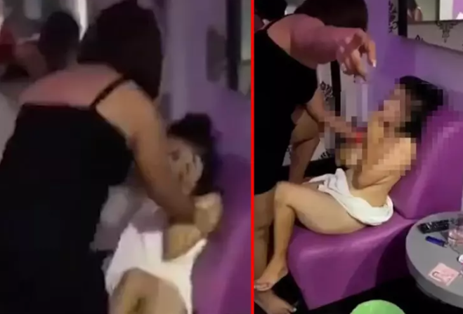 Kocasını genelevde bastı!