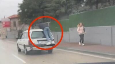 Bursa’da tehlikeli yolculuk… Ölüme meydan okudu!