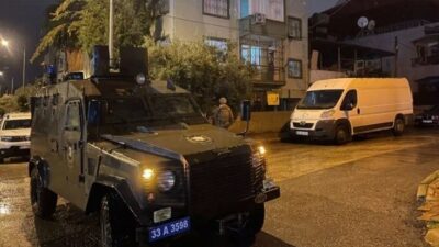 Mersin’de 430 polisle 54 torbacıya şafak operasyonu