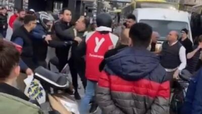 Bursa’da kavga… Otobüs şoförü ile motosiklet sürücüsü birbirine girdi!