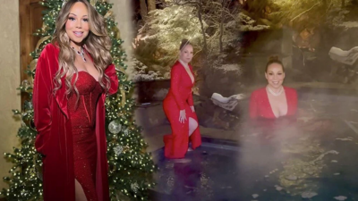 Mariah Carey elbiseyle sıcak su küveti geleneğini bozmadı