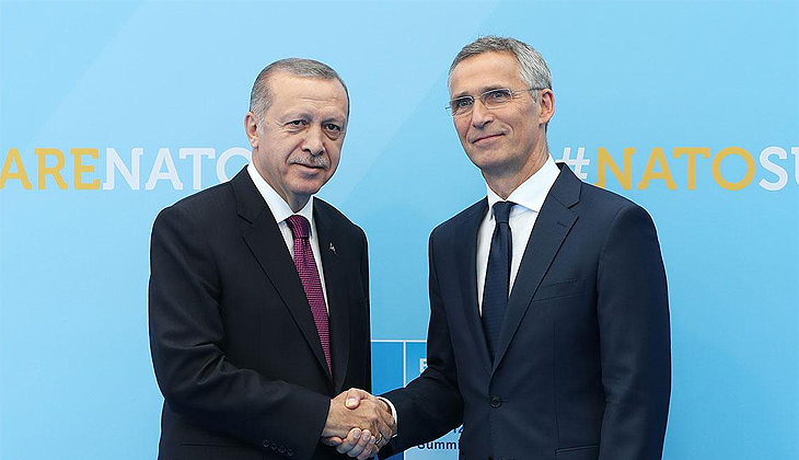 Erdoğan, NATO Genel Sekreteri Stoltenberg ile görüştü