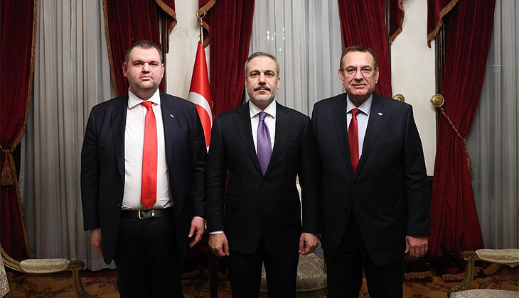 Bakan Fidan, HÖH Eş Başkan Adayları Çakırov ve Peevski ile bir araya geldi