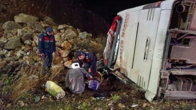Mersin’deki otobüs kazasında ölenlerden 6’sının kimliği belirlendi