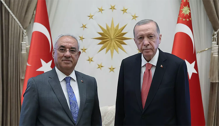 Cumhurbaşkanı Erdoğan, Önder Aksakal’ı kabul etti